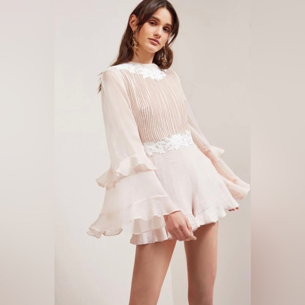 NWT KEEPSAKE THE LABEL ALL MINE PLAYSUIT SHELL. ROMPER SIZE S